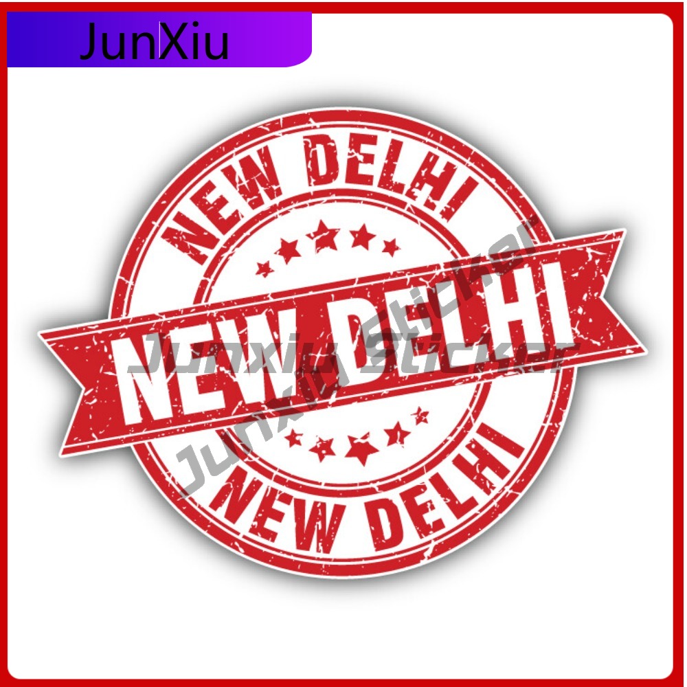 Laptop Accessories Delhi - New Delhi Creative Sticker Travel Stamp