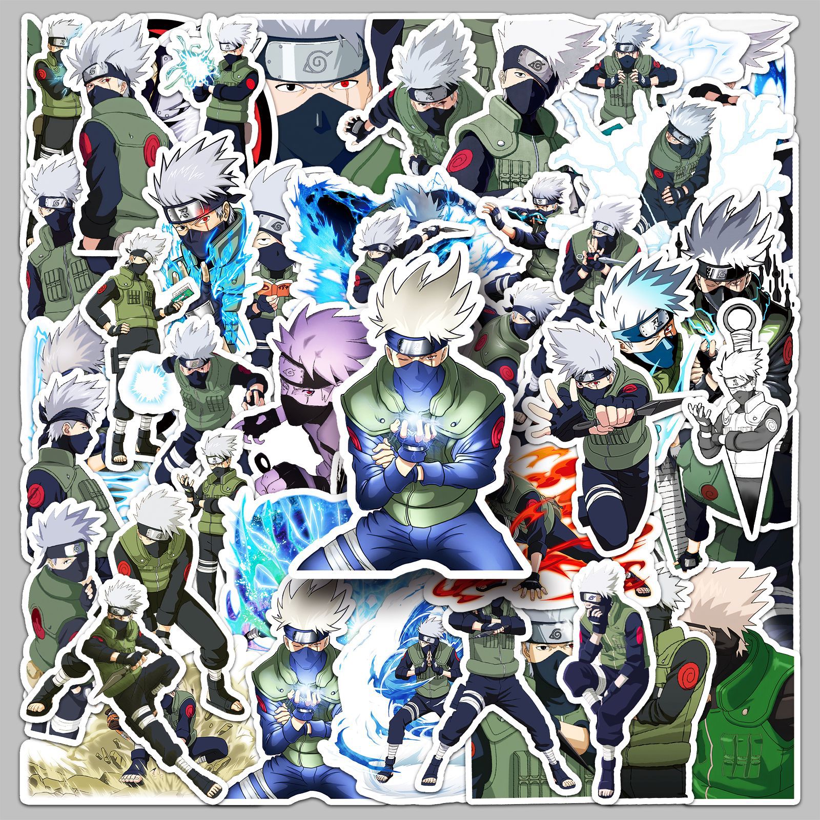 Laptop Accessories And Parts - 50pcs Anime Naruto Hatake Kakashi‌ Graffiti