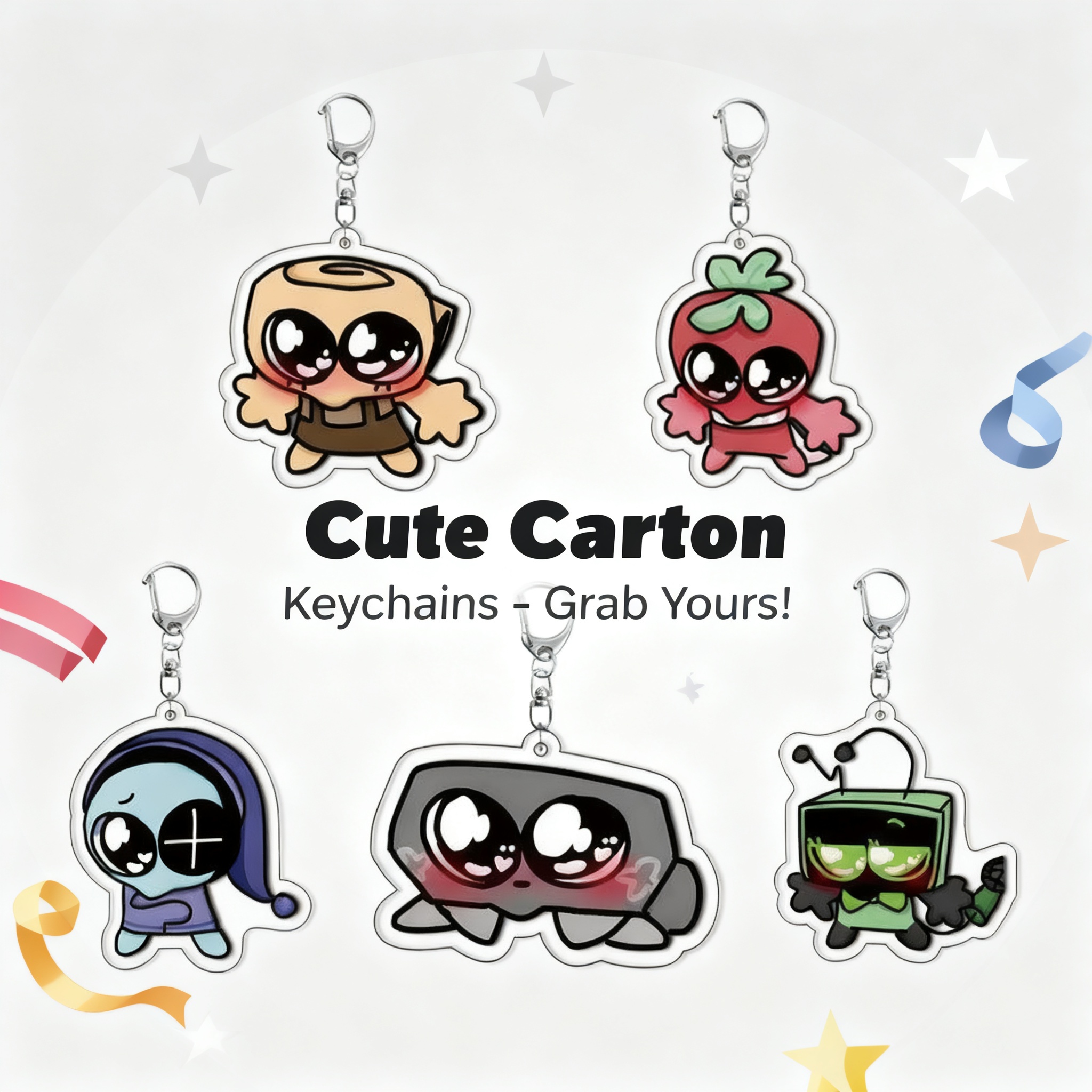 Laptop Accessories And Parts - Dandys World Plush Scraps Acrylic Keychain