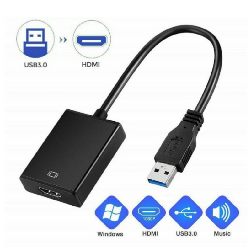 Laptop Accessories And Parts - USB 3.0 to HDMI Female Adapter