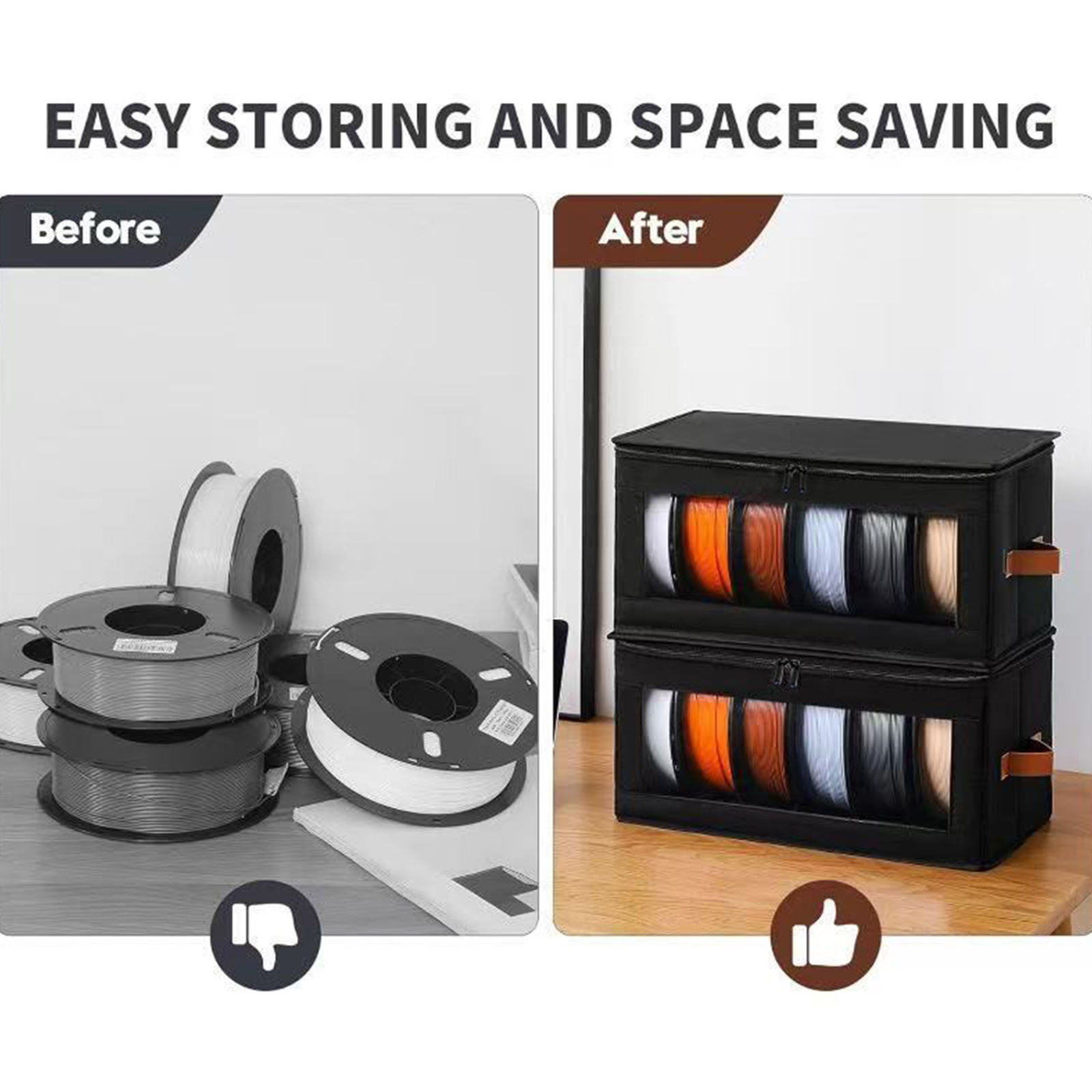 1-10X 3D Printer Filament Stor – обзор и цена Cable Management Bag