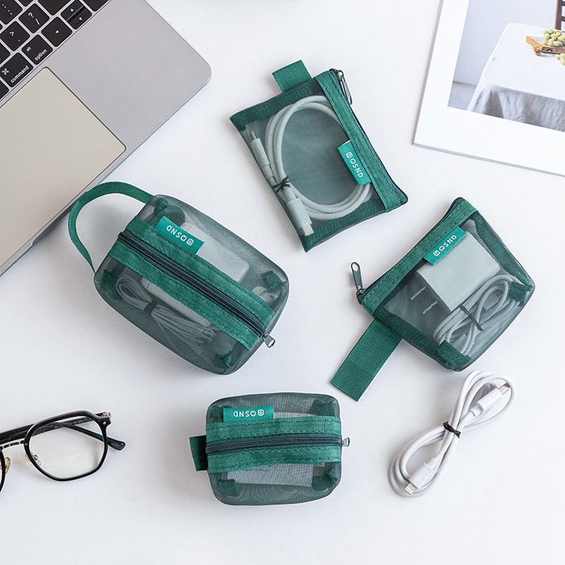 Transparent mesh data cable st – обзор и цена Cable Management Bag