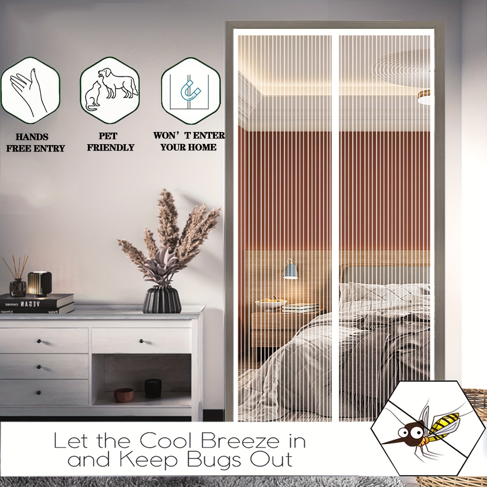 Auto-Close Magnetic Mosquito D – обзор и цена Privacy Screen Filter