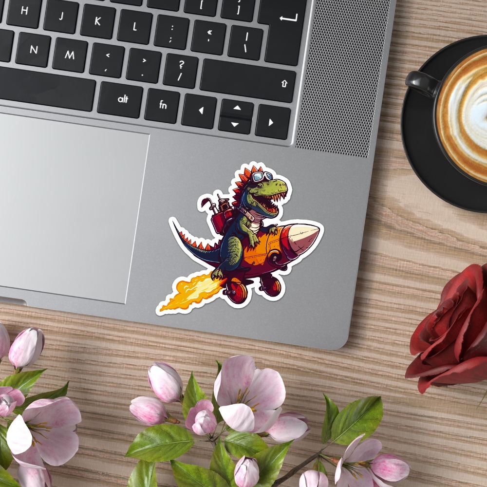 Dinosaur On Rocket Unique Must – обзор и цена Laptop Accessories To Have