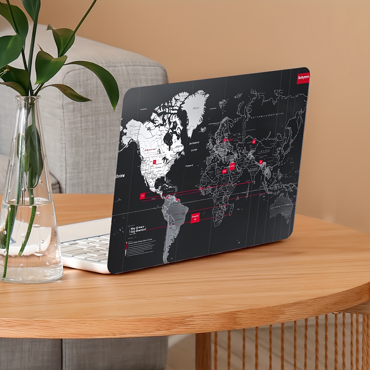 Light Beige Vinyl Laptop Stick – обзор и цена Laptop Accessories Msi