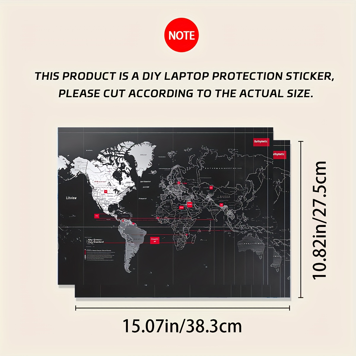 Light Beige Vinyl Laptop Stick – обзор и цена Laptop Accessories Msi