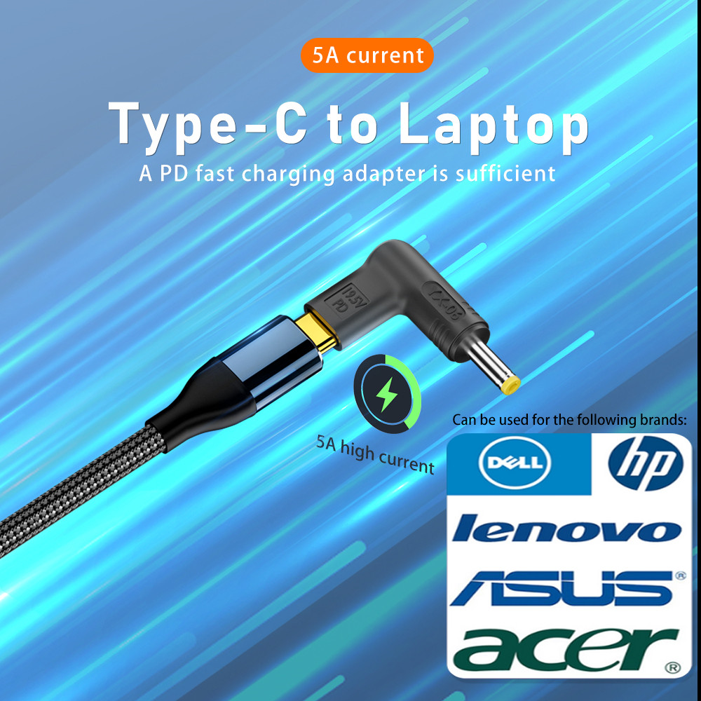 100W USB Type C to DC Fast Cha – обзор и цена Laptop Accessories Hp