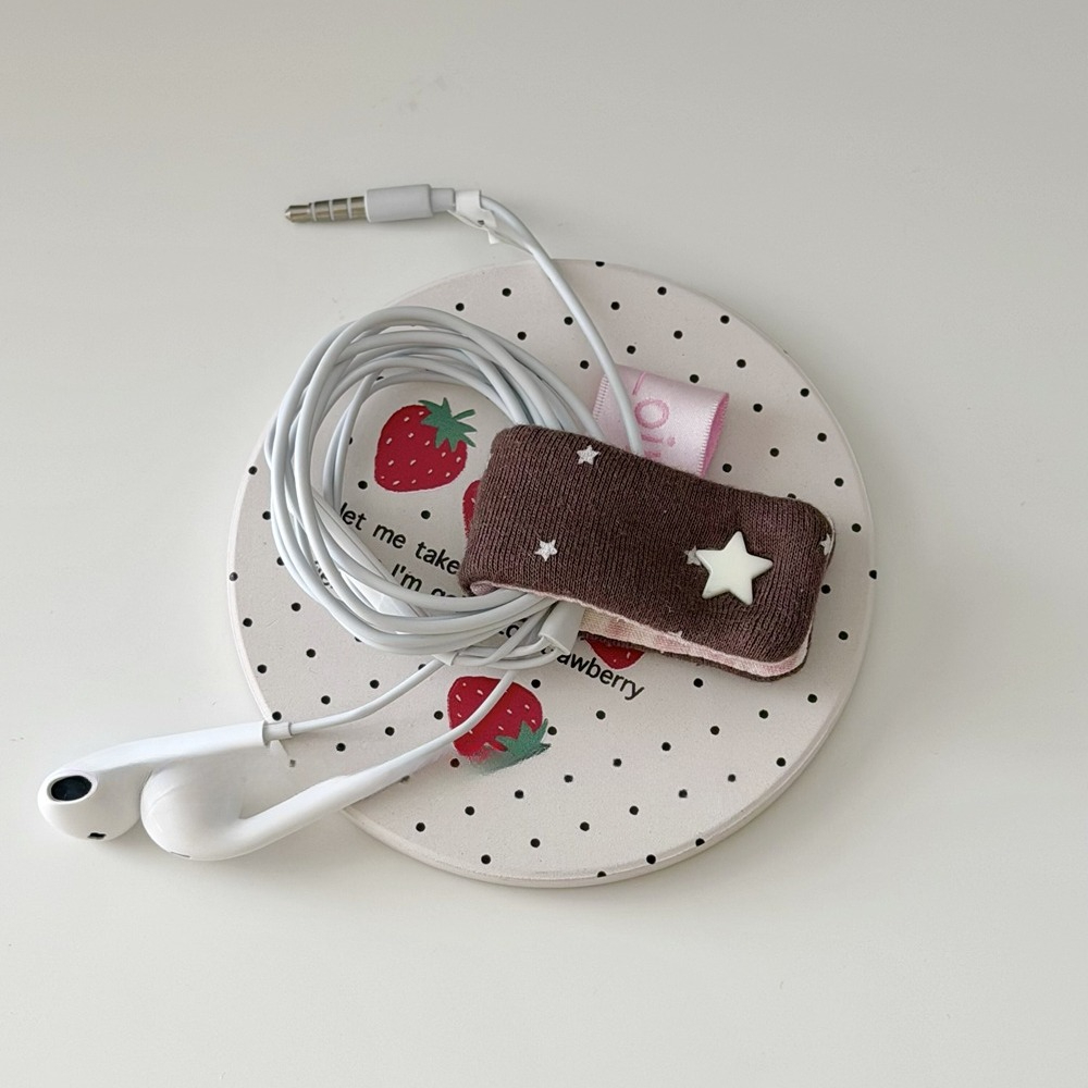 Cute Strawberry Korean Y2K Ear – обзор и цена Cable Management Bag