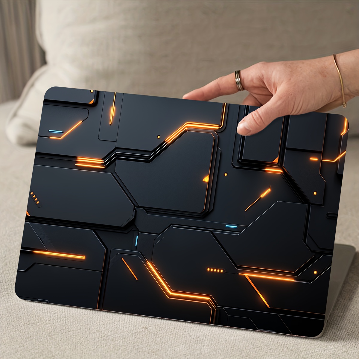 2 Pieces Cyberpunk Geometric P – обзор и цена Laptop Accessories Msi