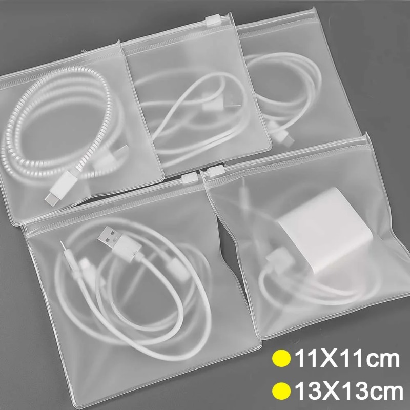 10-1PCS Clear Zipper Pouches P – обзор и цена Cable Management Bag