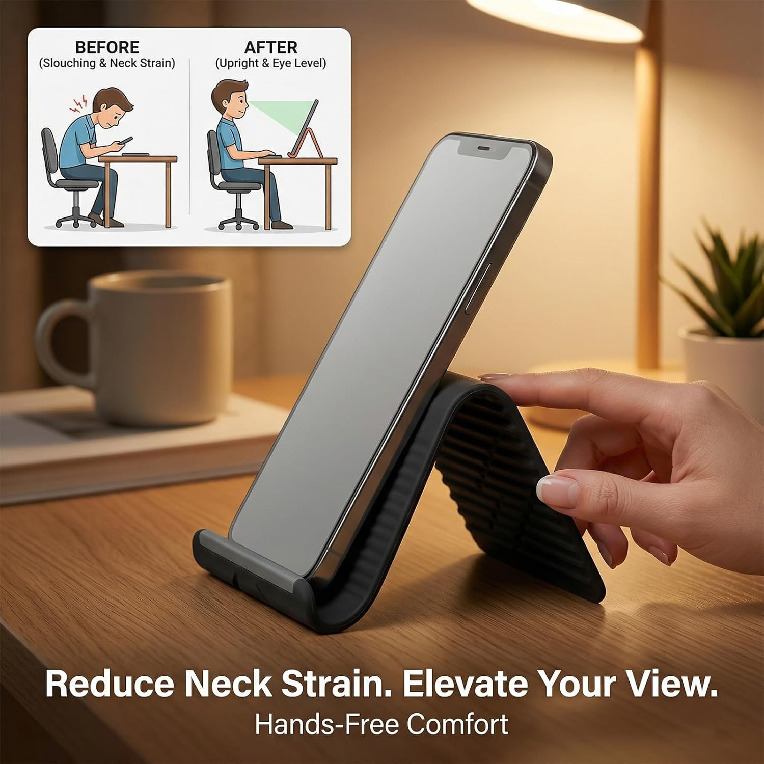 Lazy Portable Phone Stand Sili – обзор и цена Laptop Accessories Computer