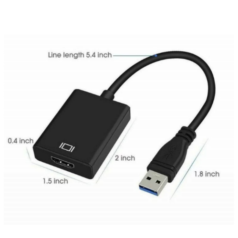 USB 3.0 to HDMI Female Adapter – обзор и цена Laptop Accessories And Parts