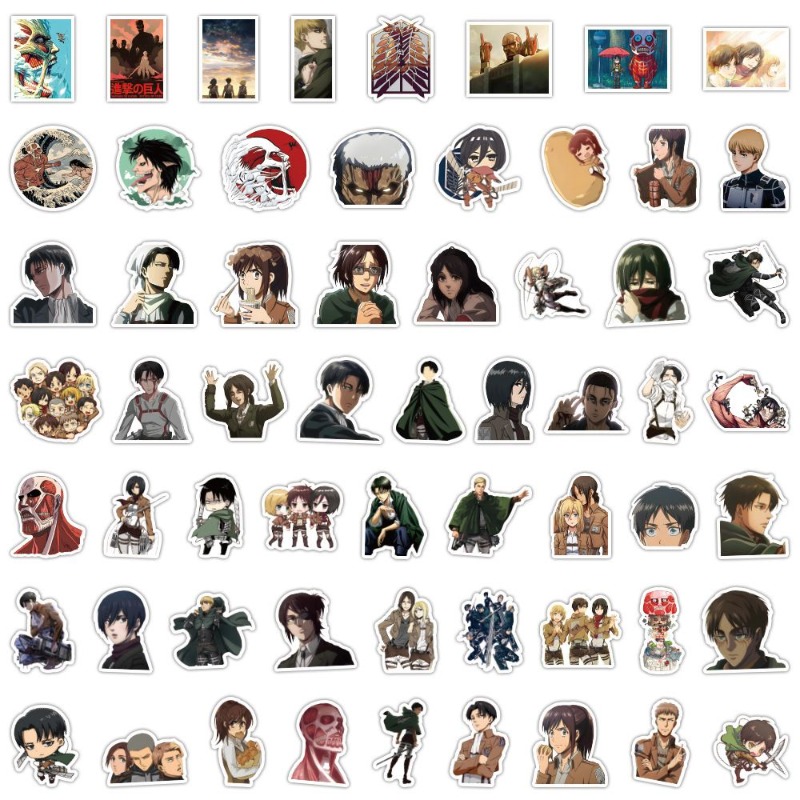 60Pcs Attack on Titan Anime St – обзор и цена Laptop Accessories Case