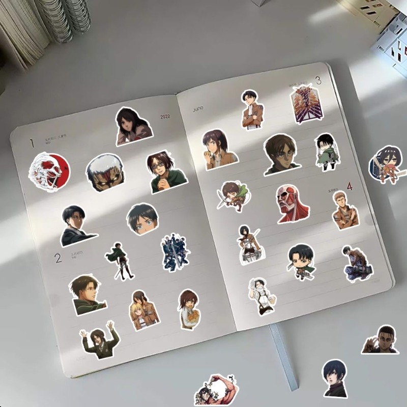60Pcs Attack on Titan Anime St – обзор и цена Laptop Accessories Case