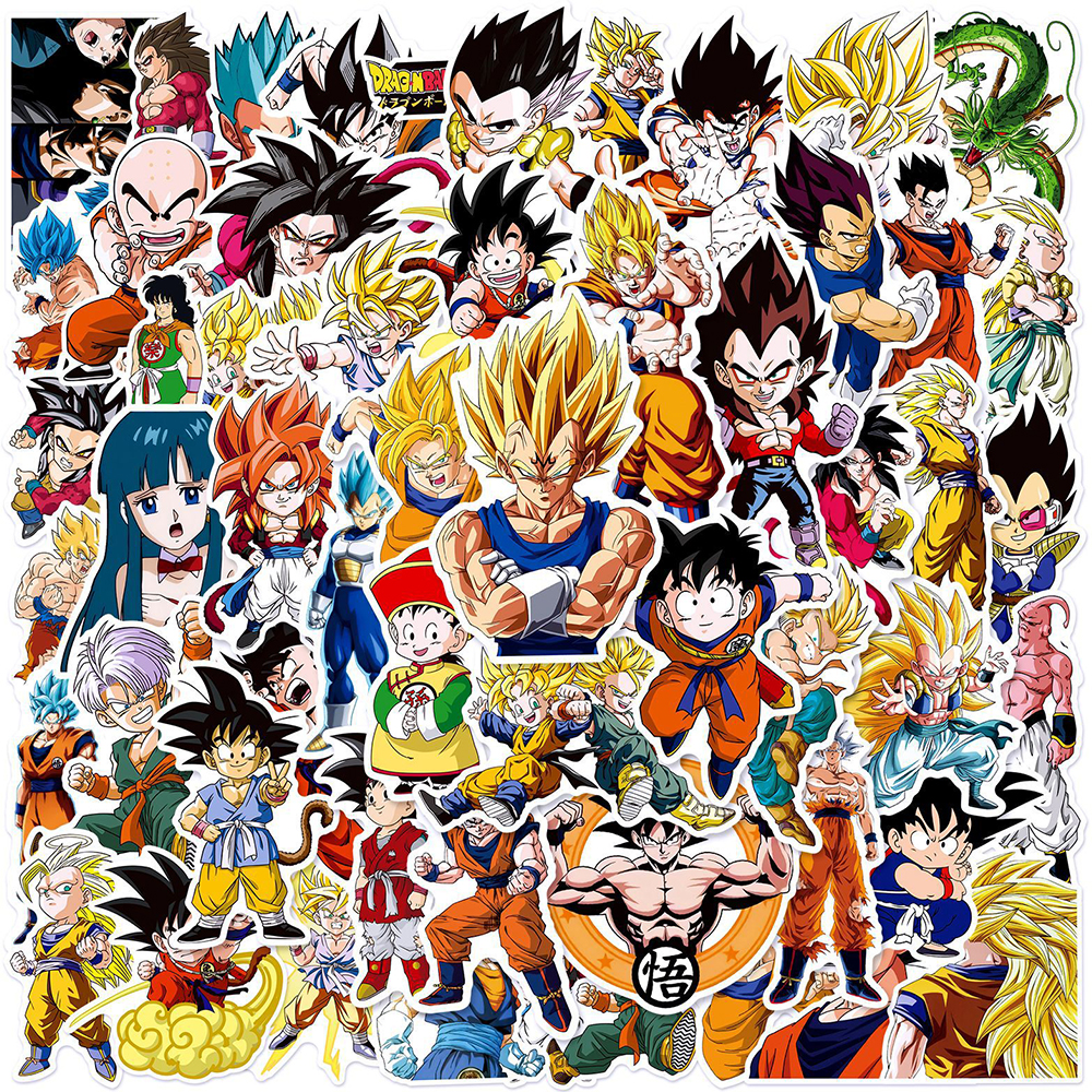 50pcs Anime Dragon Ball Sticke – обзор и цена Laptop Accessories And Parts