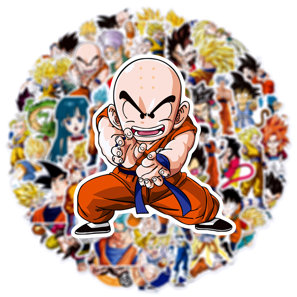 50pcs Anime Dragon Ball Sticke – обзор и цена Laptop Accessories And Parts