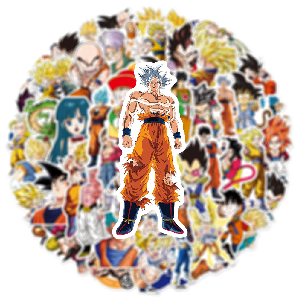 50pcs Anime Dragon Ball Sticke – обзор и цена Laptop Accessories And Parts
