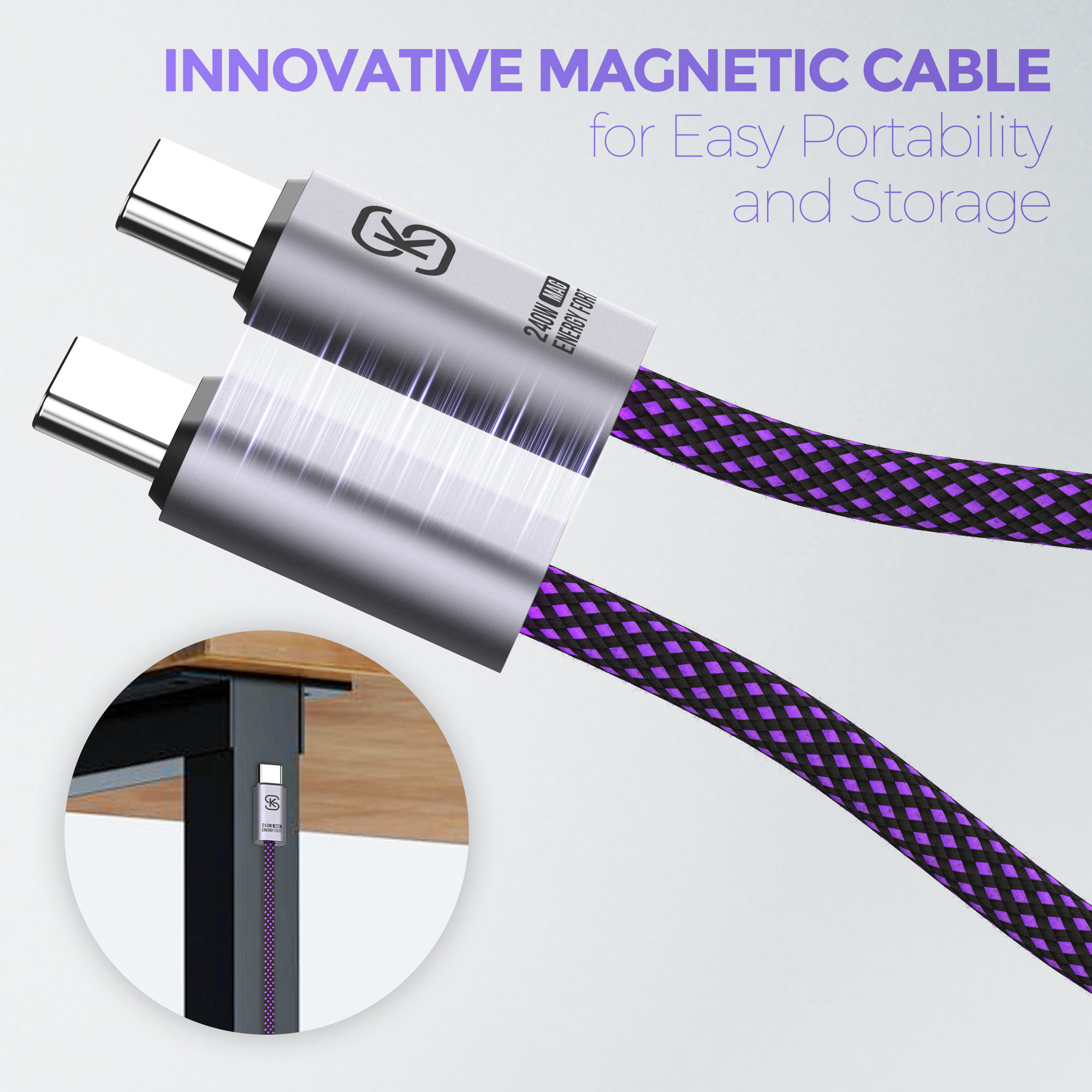 Magnetic KeyChain Type C Charg – обзор и цена Cable Management Bag