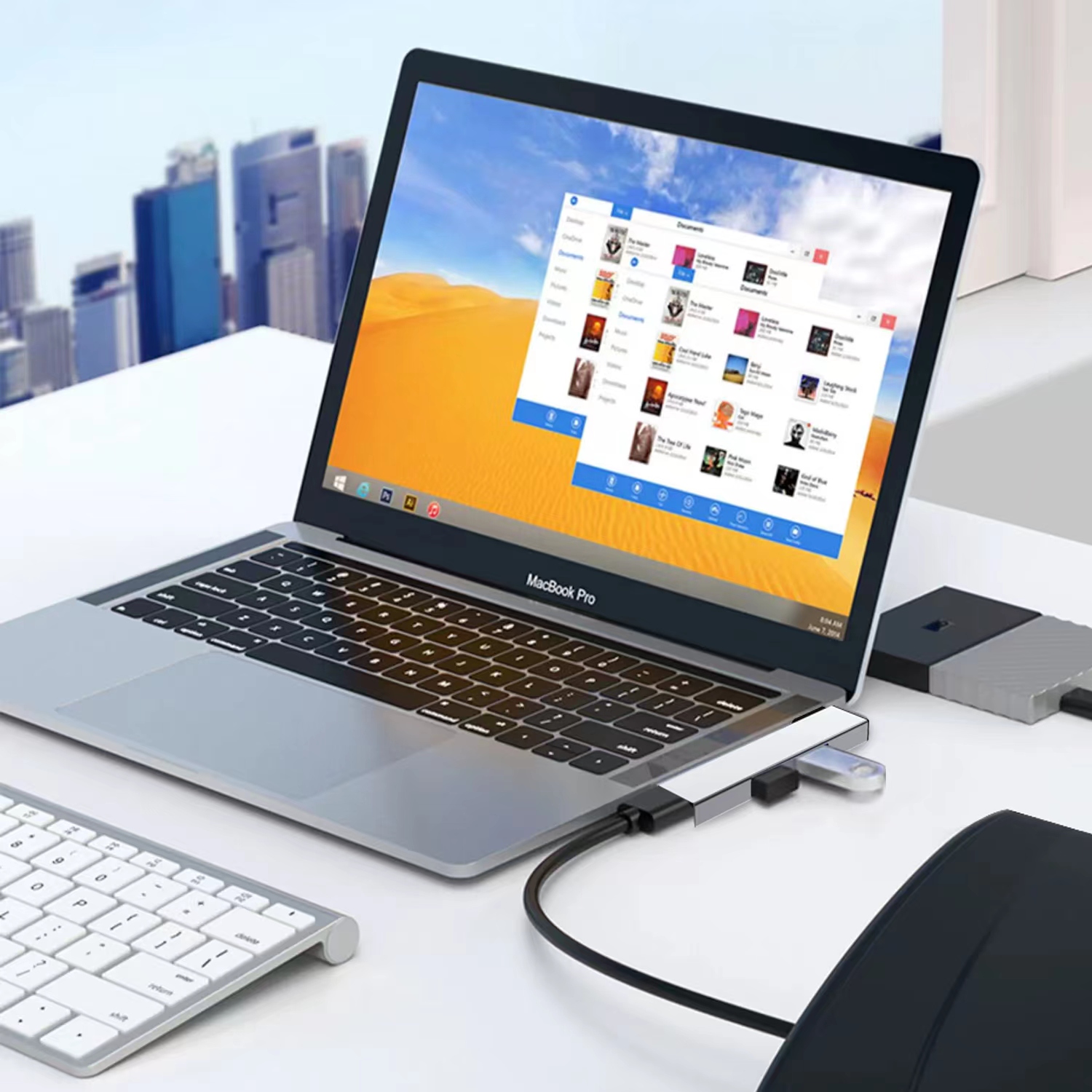 USB  HUB 3.0 3 Port Multi USB  – обзор и цена Apple Accessories Laptop