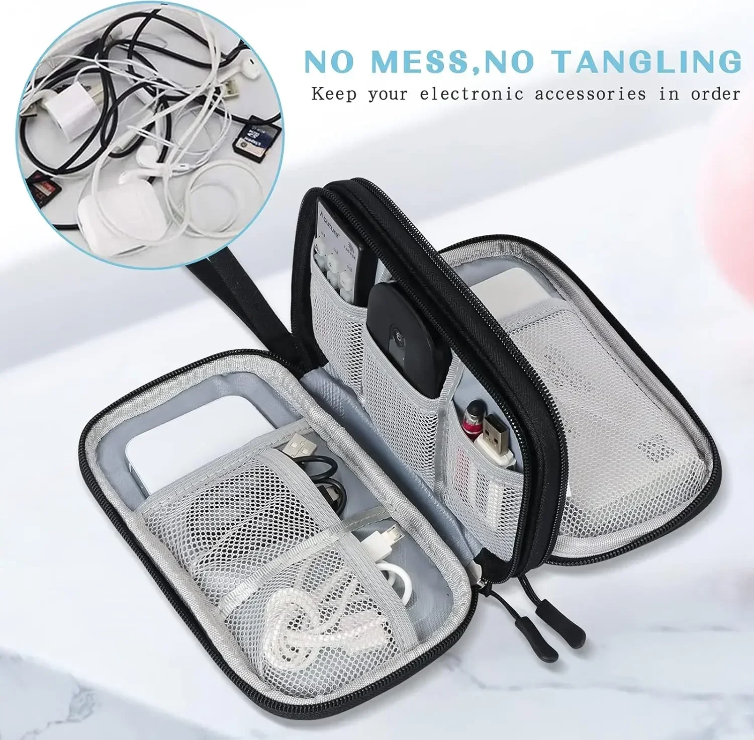 Travel Cable Bag Portable Digi – обзор и цена Cable Management Bag