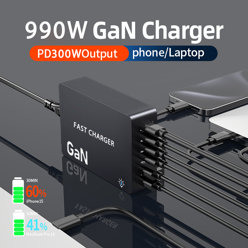 6-Ports PD USB GaN Fast Chargi – обзор и цена Laptop Accessories Uk