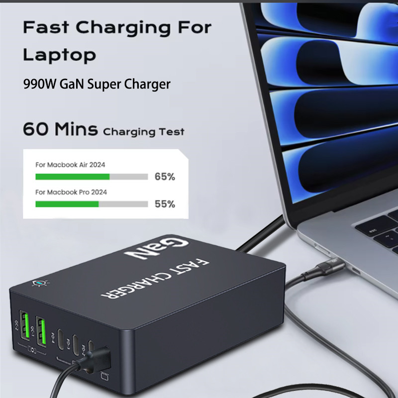 6-Ports PD USB GaN Fast Chargi – обзор и цена Laptop Accessories Uk