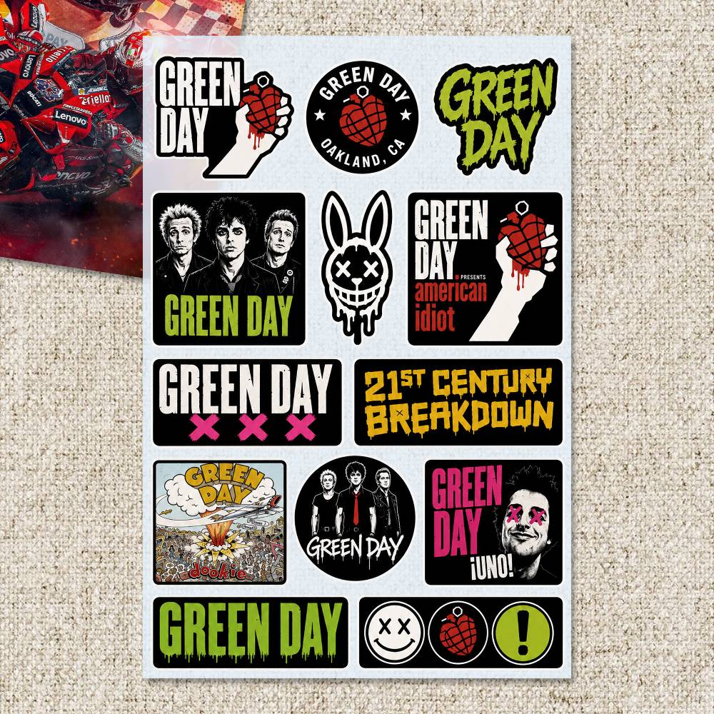 G-Green Day Stickers Moto Stic – обзор и цена Laptop Accessories Wallpaper