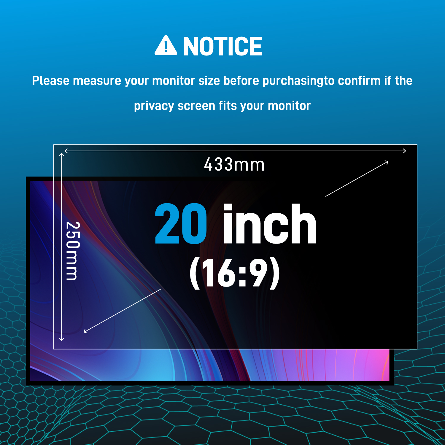 20 Inch Computer Privacy Scree – обзор и цена Privacy Screen Filter