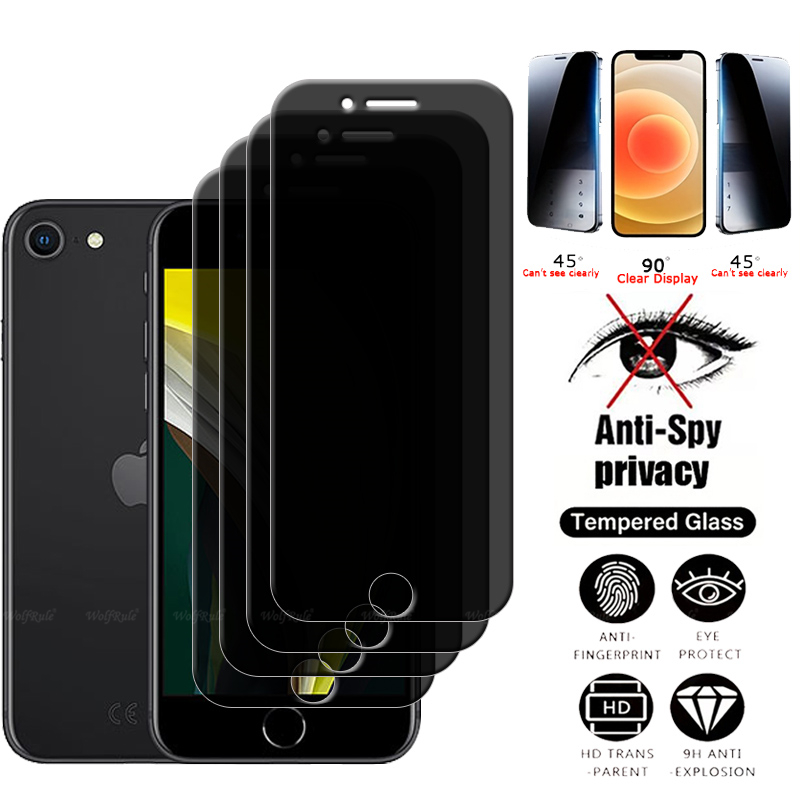 1-4Pcs For iPhone SE 2022 Glas – обзор и цена Privacy Screen Filter