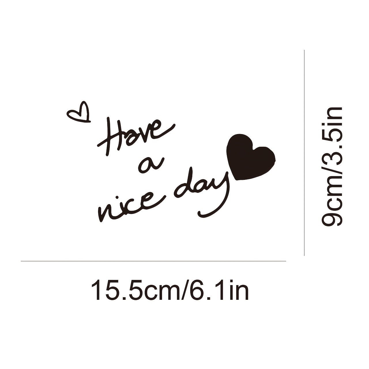 1PC Have A Nice Day Heart Stic – обзор и цена Laptop Accessories To Have