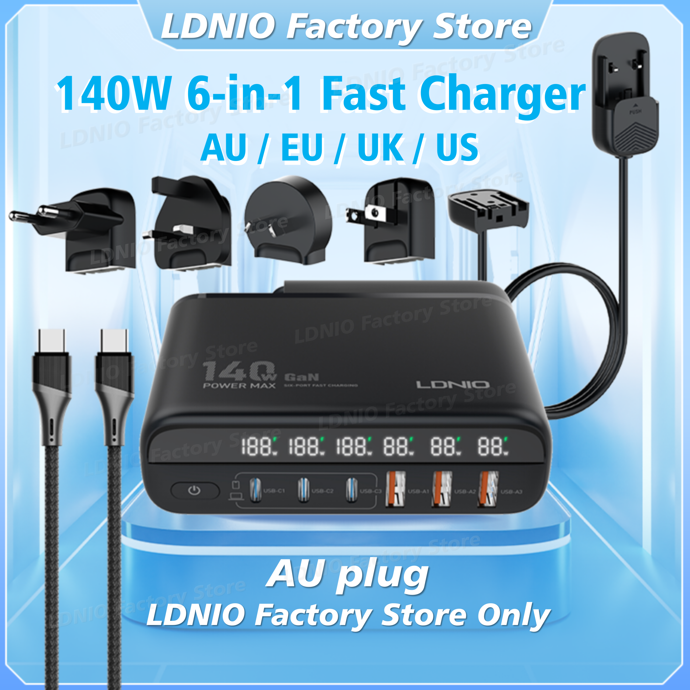 140W GaN USB C Charger PD 100W – обзор и цена Laptop Accessories Uk