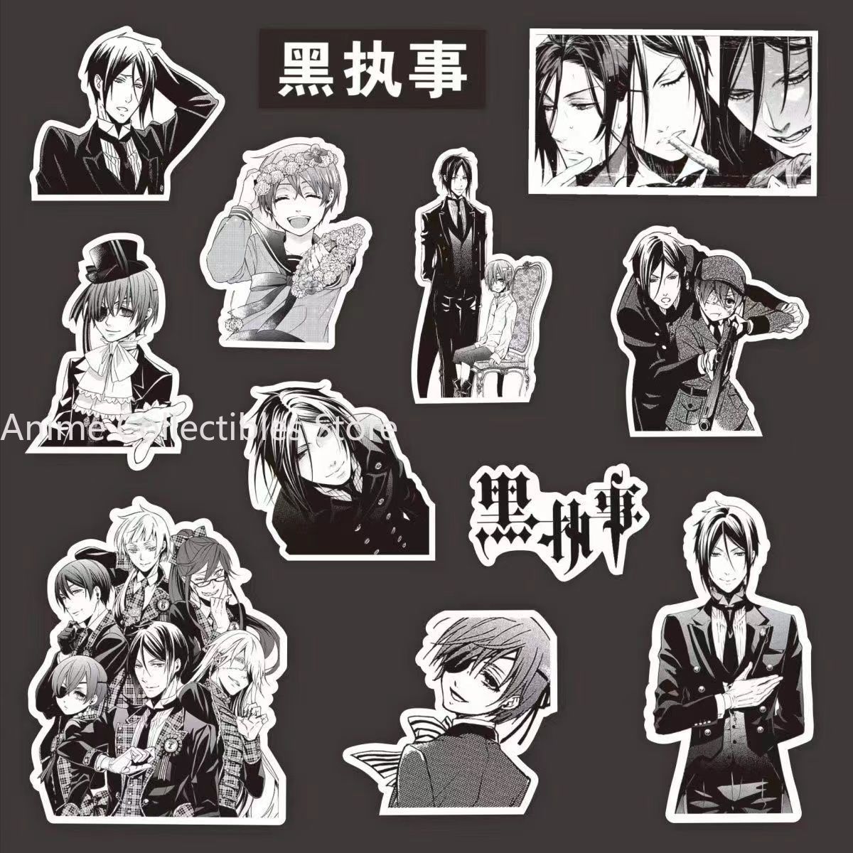 60PCS Anime Black Butler Baldr – обзор и цена Laptop Accessories Wallpaper