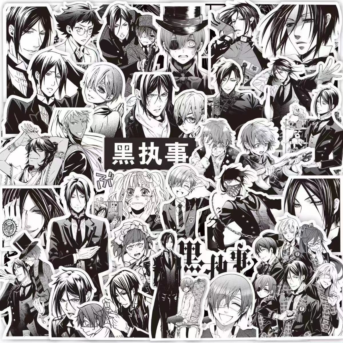 60PCS Anime Black Butler Baldr – обзор и цена Laptop Accessories Wallpaper