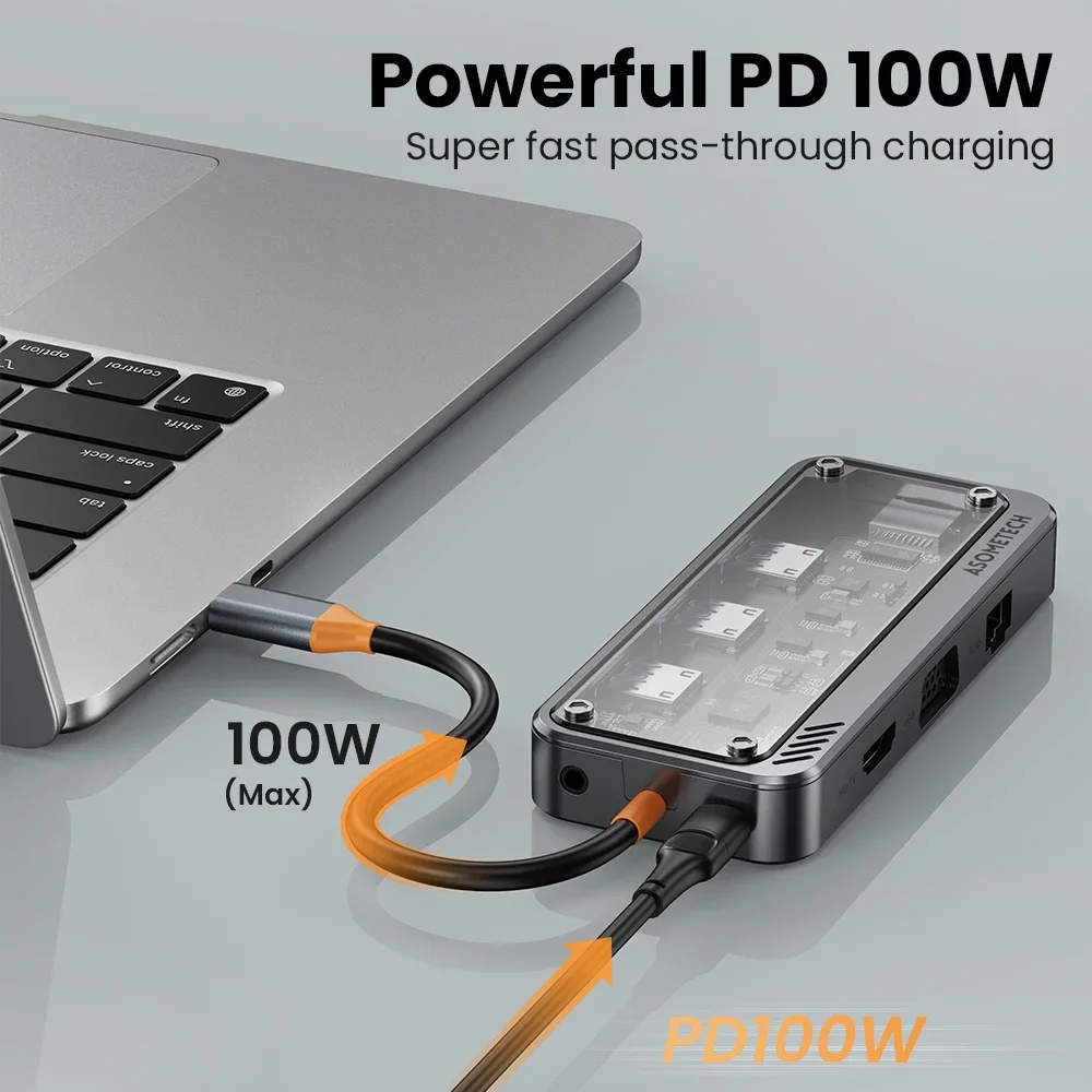 10 In 1 Hub Usb 3.0 Type C To  – обзор и цена Apple Accessories Laptop