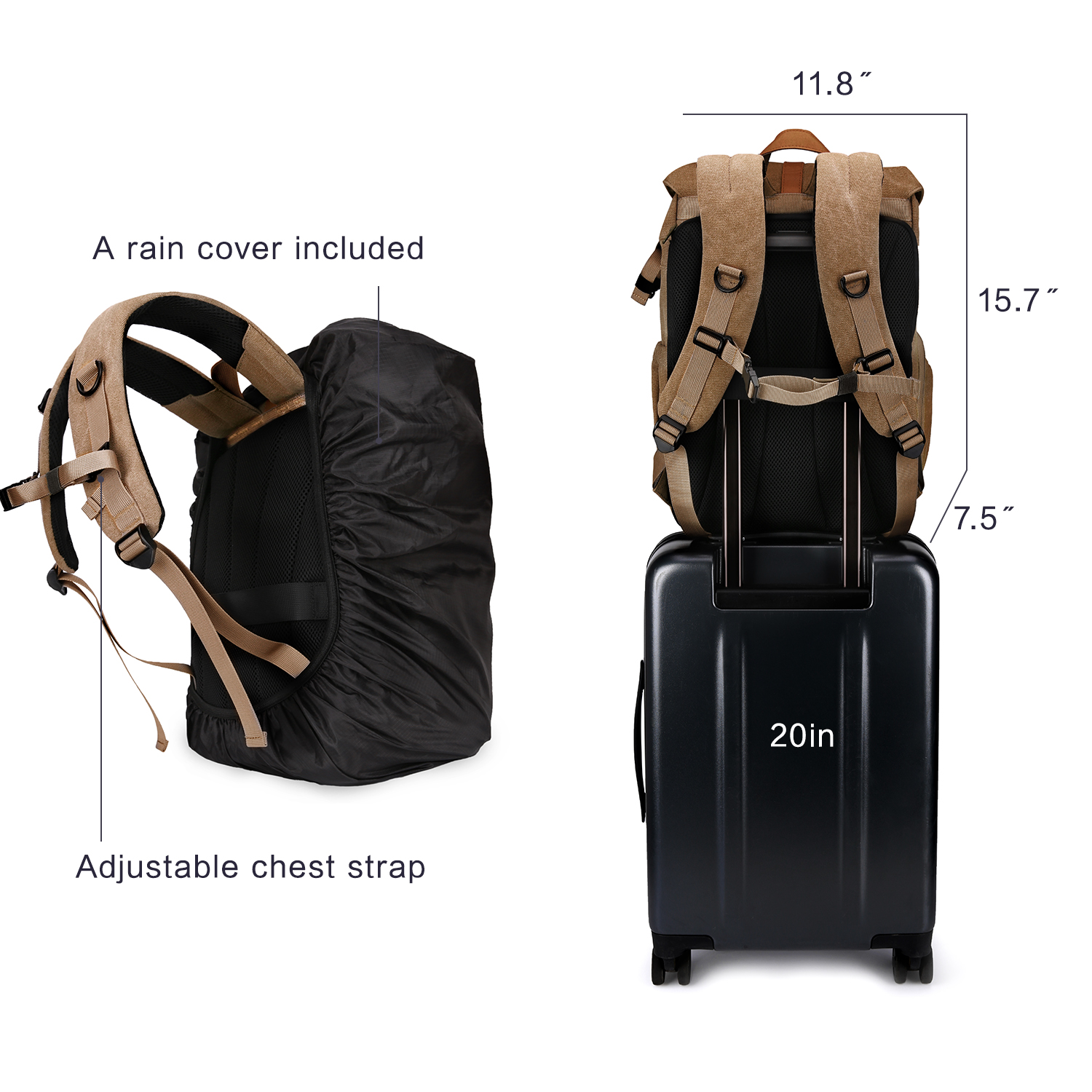 BAGSMART Camera Bag DSLR Photo – обзор и цена Laptop Accessories Case