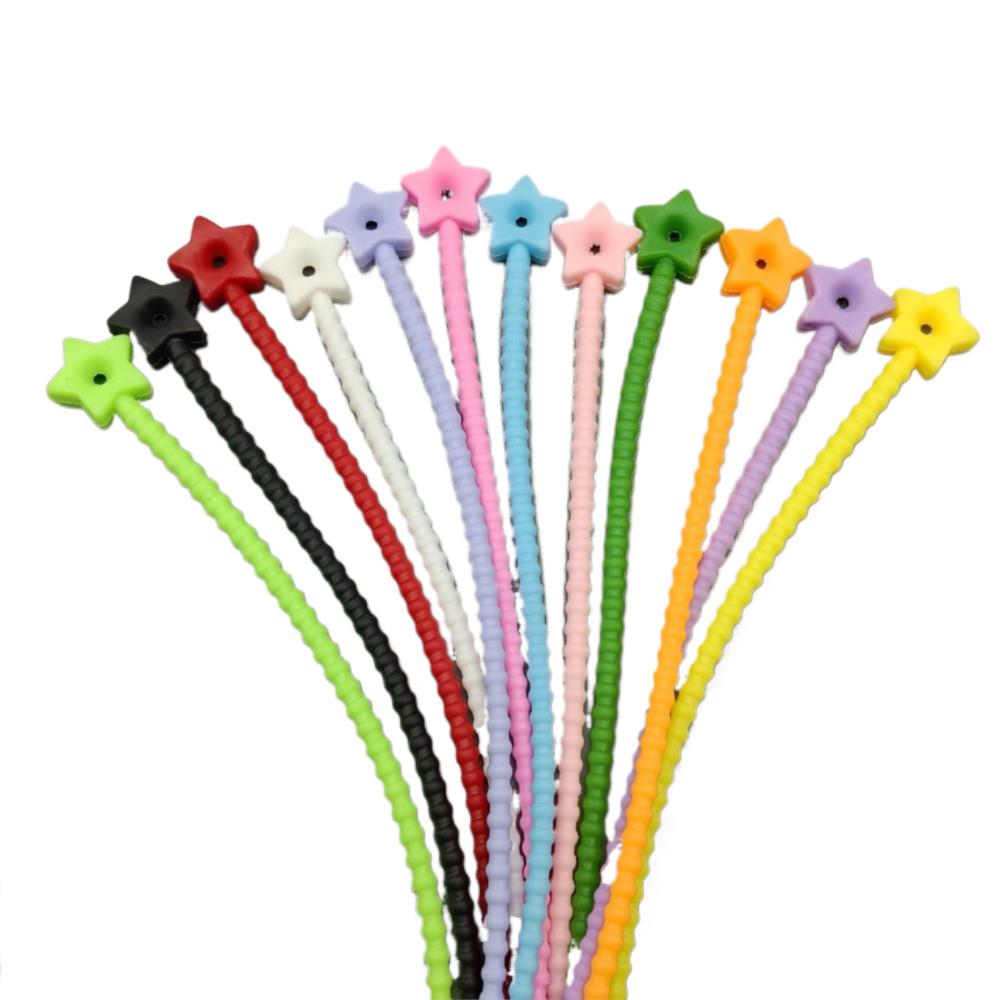 10Pcs Flower Star Silicone Cab – обзор и цена Cable Management Bag