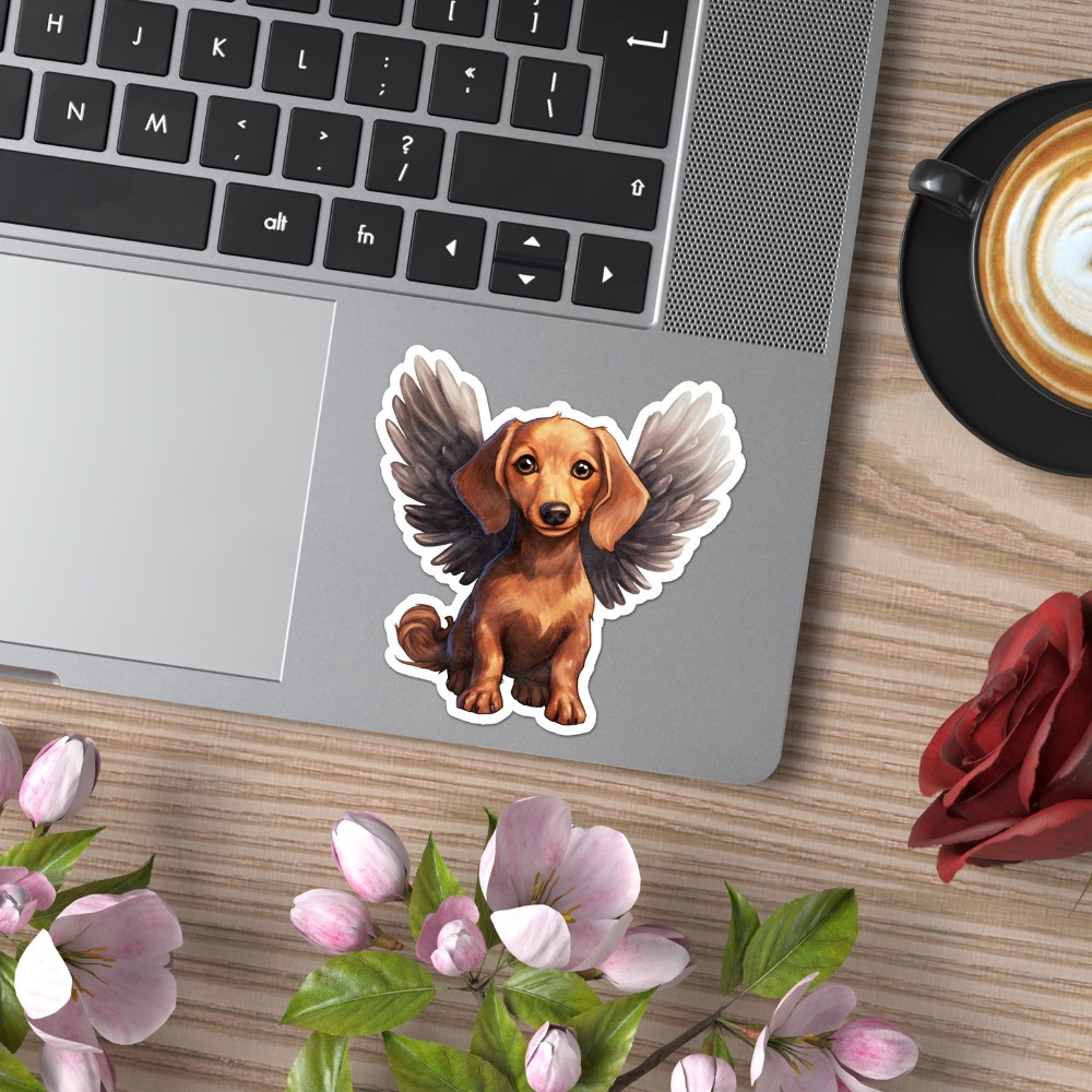 Dachshund Angel Vinyl New Must – обзор и цена Laptop Accessories To Have