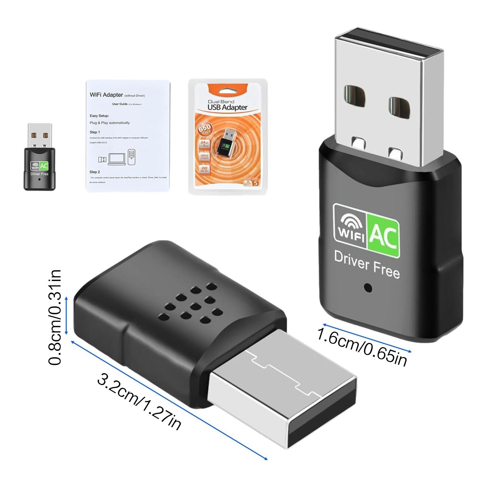 AC600 USB WiFi Adapter, Dual B – обзор и цена Laptop Accessories Computer