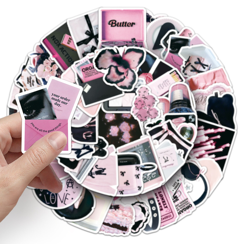 Cute INS Style Black Pink Graf – обзор и цена Laptop Accessories Case