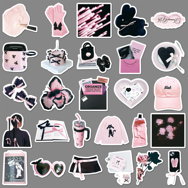 Cute INS Style Black Pink Graf – обзор и цена Laptop Accessories Case